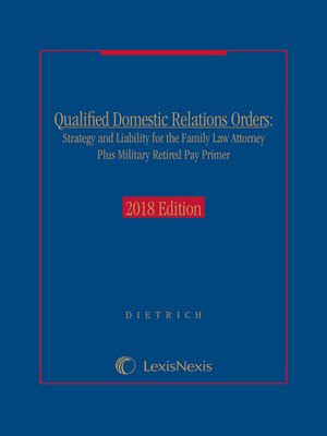 cover image of Qualified Domestic Relations Orders: Strategy and Liability for the Family Law Attorney